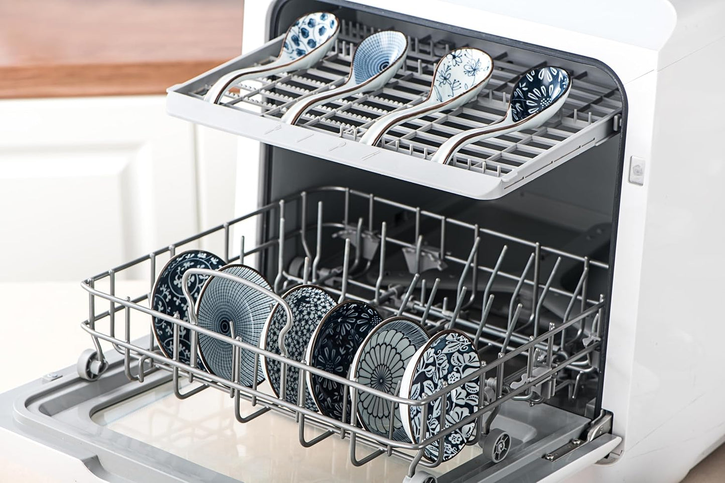 Set of 6 Ceramic Sauce Dishes ā 4 Inch Small Bowls for Dipping, Condiments, Snacks & Appetizers ā Microwave & Dishwasher Safe, Durable and Elegant